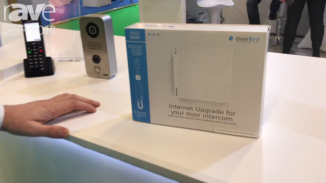 ISE 2018: DoorBird Launches Analog IP Converter For Videodoor Intercom