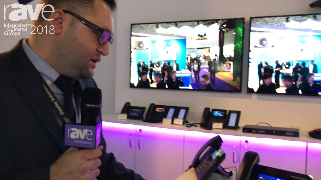 ISE 2018: Grandstream Networks Exhibits GXV3370 Android Phone