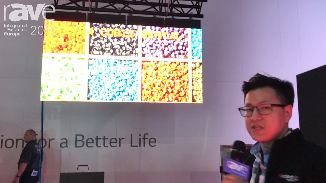 ISE 2018: Rocketsign Features COB1.2 LED Display for Rental Applications