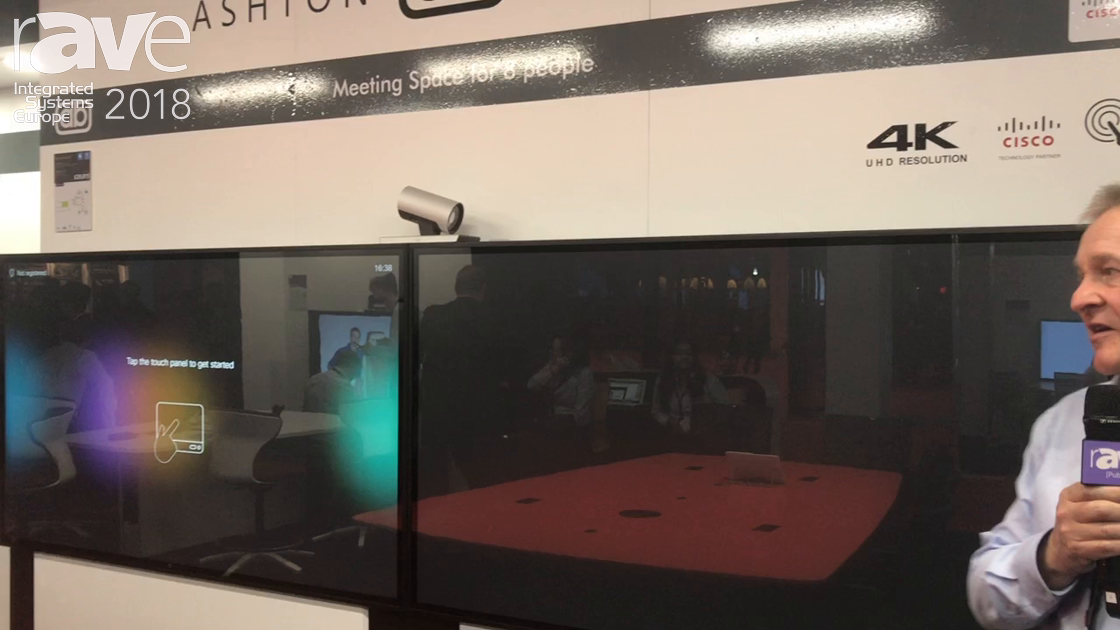 ISE 2018: Ashton Bentley Launches Twin75 Touch System Meeting Space Solution