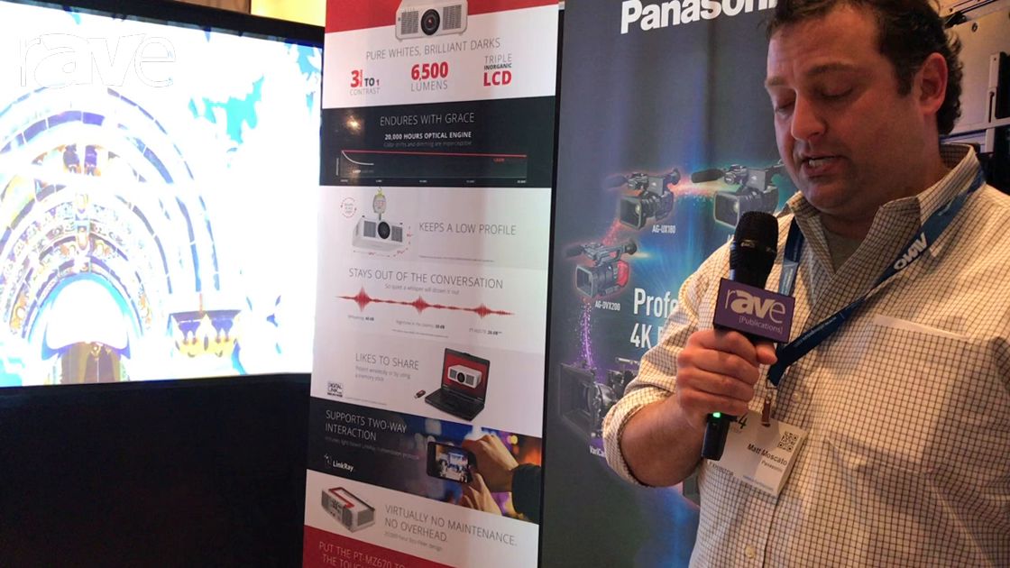E4 AV Tour: Panasonic Talks About PT-MZ670 WUXGA LCD Laser Projector With Sealed Optics