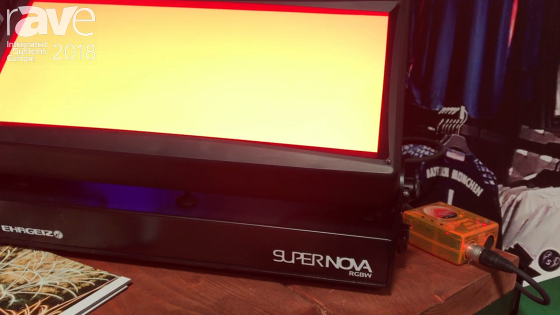 ISE 2018: Ehrgeiz Shows Supernova RGBW Washlight