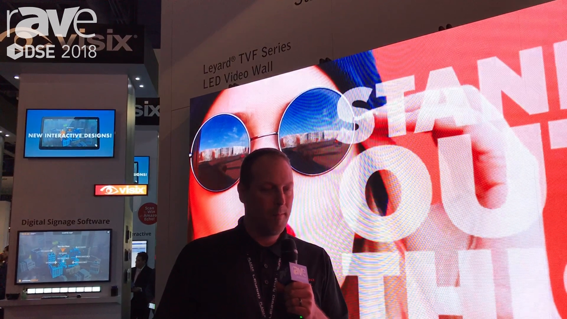 DSE 2018: Leyard Planar Showcases Its TVF Series of Indoor, Fine Pixel-Pitch LED Video Wall Displays