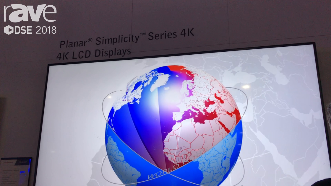DSE 2018: Leyard Planar Features Its Simplicty Series of 4K LCD Displays