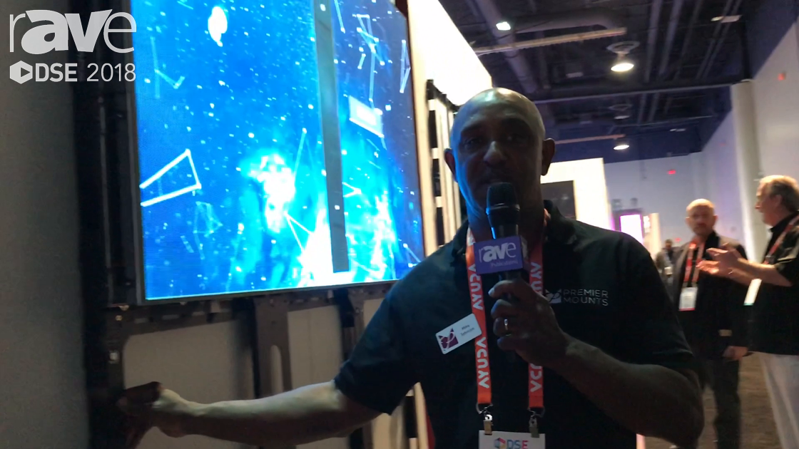 DSE 2018: Premier Mounts Shows Its Fixed Wall Mount System for LED and LCD Displays