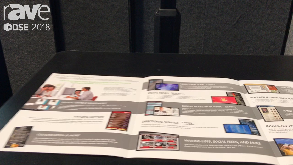 DSE 2018: Almo Pro A/V Provides Digital Signage Content for the Peerless-AV & BrightSign Kiosk