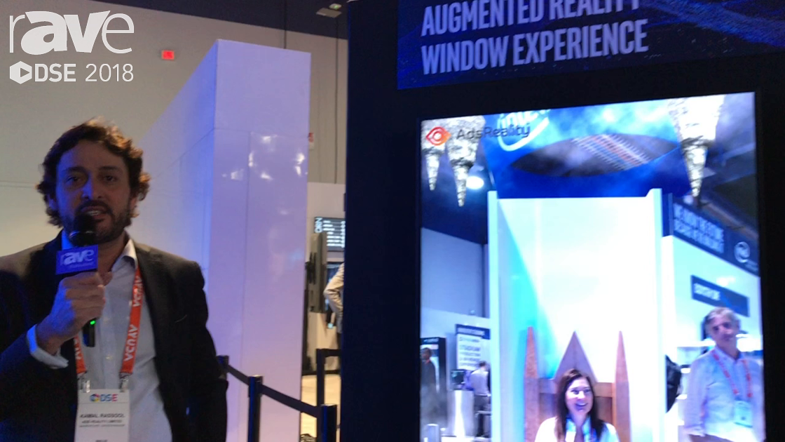 DSE 2018: AdsReality Demos Augmented Reality Window Experience for Retail In the Intel Booth