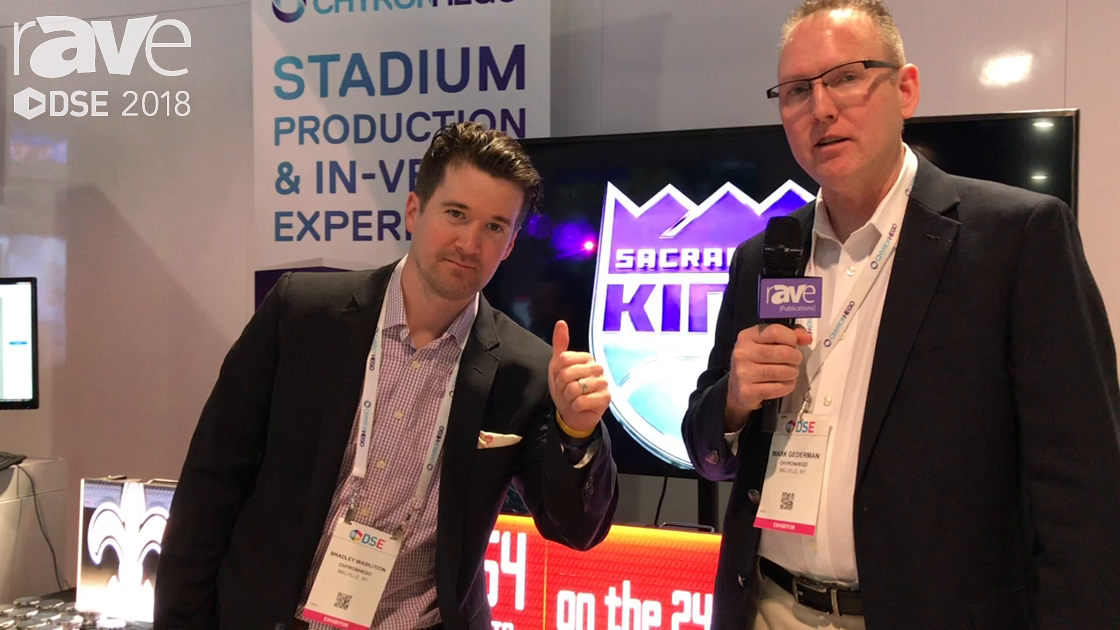 DSE 2018: ChyronHego Demos Click Effects Prime Content Manger Server for Stadium and Arena Graphics