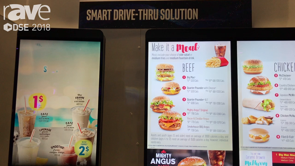 DSE 2018: Cineplex Digital Media Highlights Smart Drive-Thru Solution on the Intel Booth