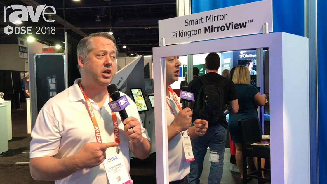 DSE 2018: Pilkington Demos MirroView Smart Mirror With Touch Screen