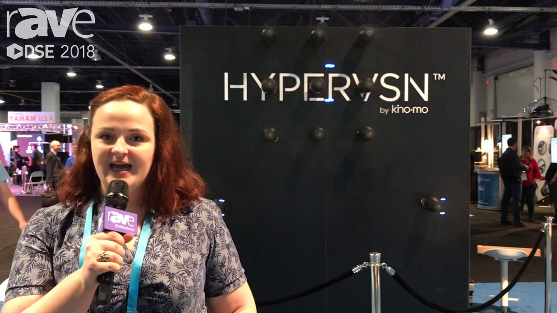 DSE 2018: Kino-Mo Showcases HYPERVSN for Interactive 3D Hologram Display Solutions
