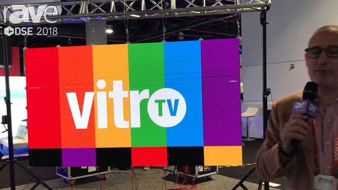 DSE 2018: vitroTV Explains LED Display System Which Runs On 48DC Power