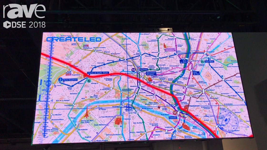 DSE 2018: CreateLED Demos AirIM 8K LED Screen For Indoor Use