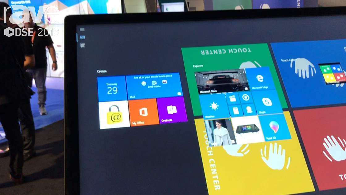 DSE 2018: Multi Touch Digital Explains Inspiration Workstation With Collaborative PCAP 55″ Display