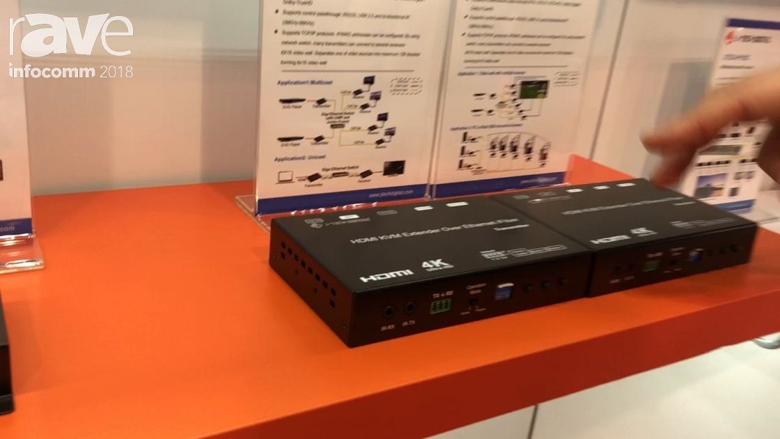 2018 JTech Digital Showcases Its Ultra HD HDMI Transmitter