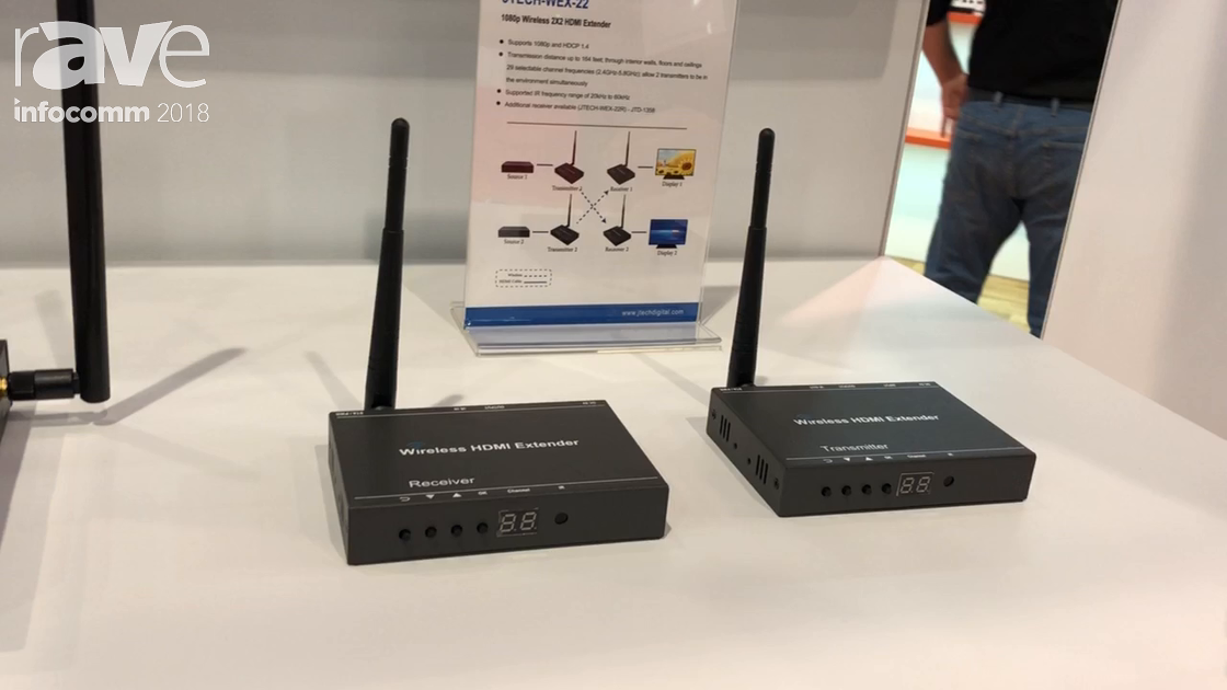 InfoComm 2018: J-Tech Digital Shows Off Its Wireless 2×2 HDMI Extender