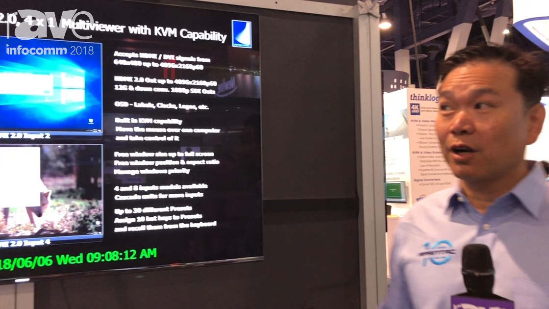 InfoComm 2018: Apantac Shows the UE-4-K HDMI Multiviewer With KVM Capabilities