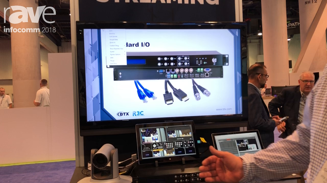 InfoComm 2018: BTX Intros RC3 Streaming Media Mixer That Captures and Records Each Individual Source