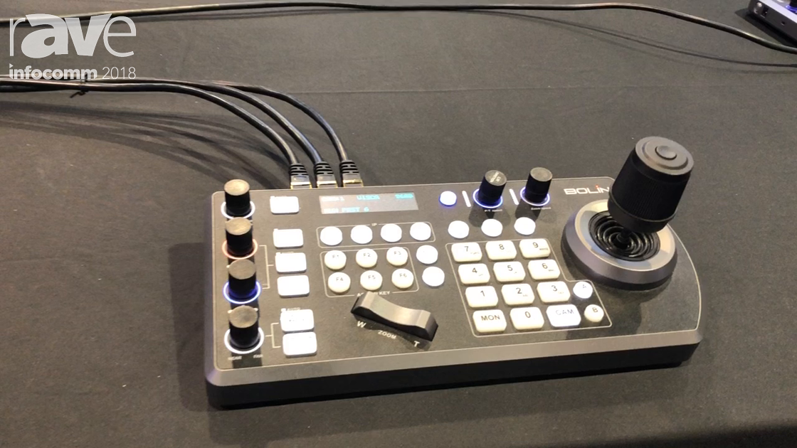 InfoComm 2018: Bolin Technology Shows Off the KB1010 Camera Control Keyboard