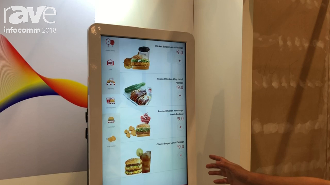 InfoComm 2018: Derhino Demos Its McDonald’s Ordering Kiosk