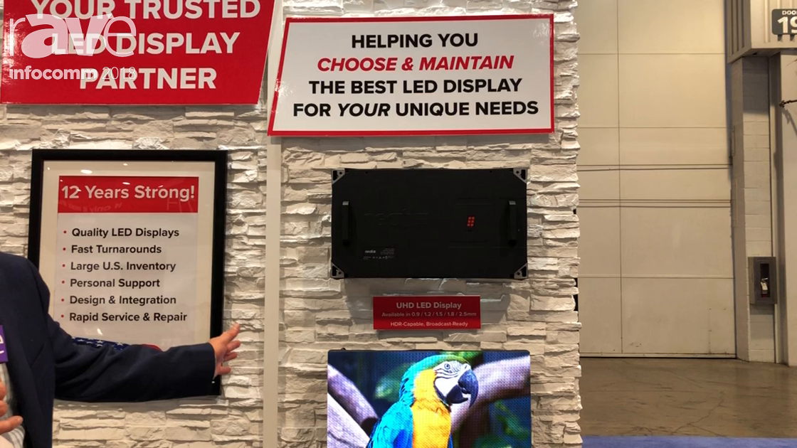 InfoComm 2018: Neoti Showcases Its 0.9 to 2.55mm UHD LED Displays