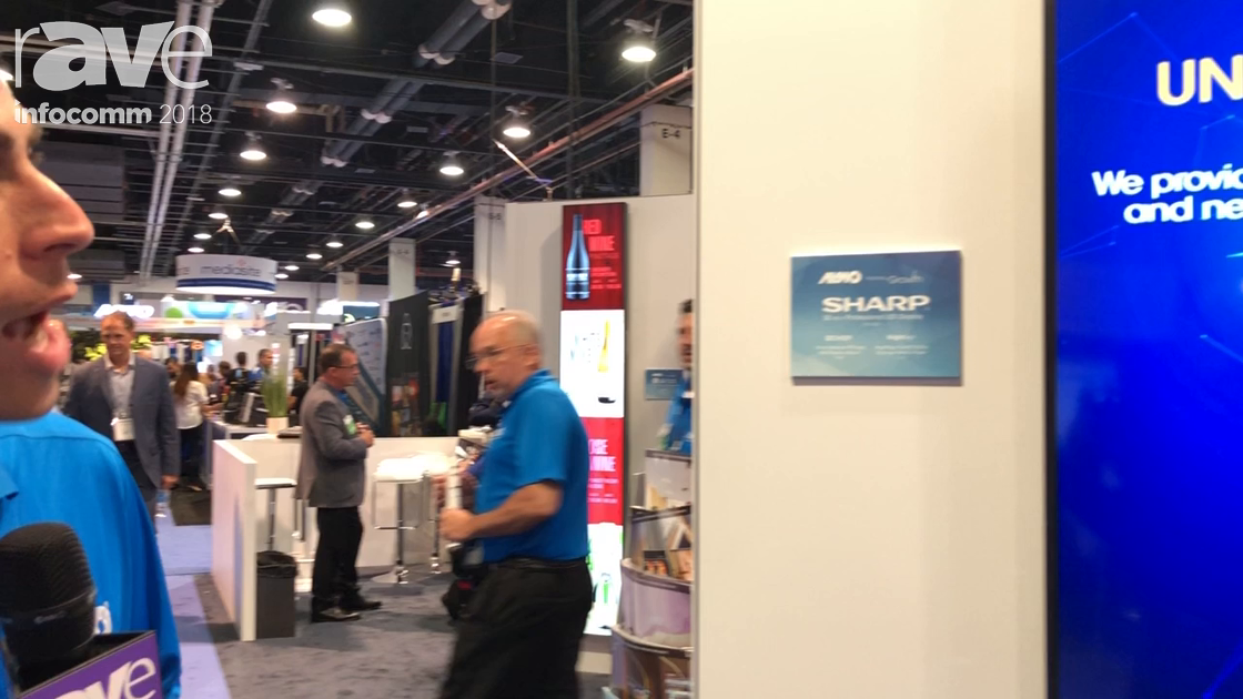 InfoComm 2018: Sharp Pro Features the PNM-501 50-Inch SoC Display in the Almo Pro A/V Booth