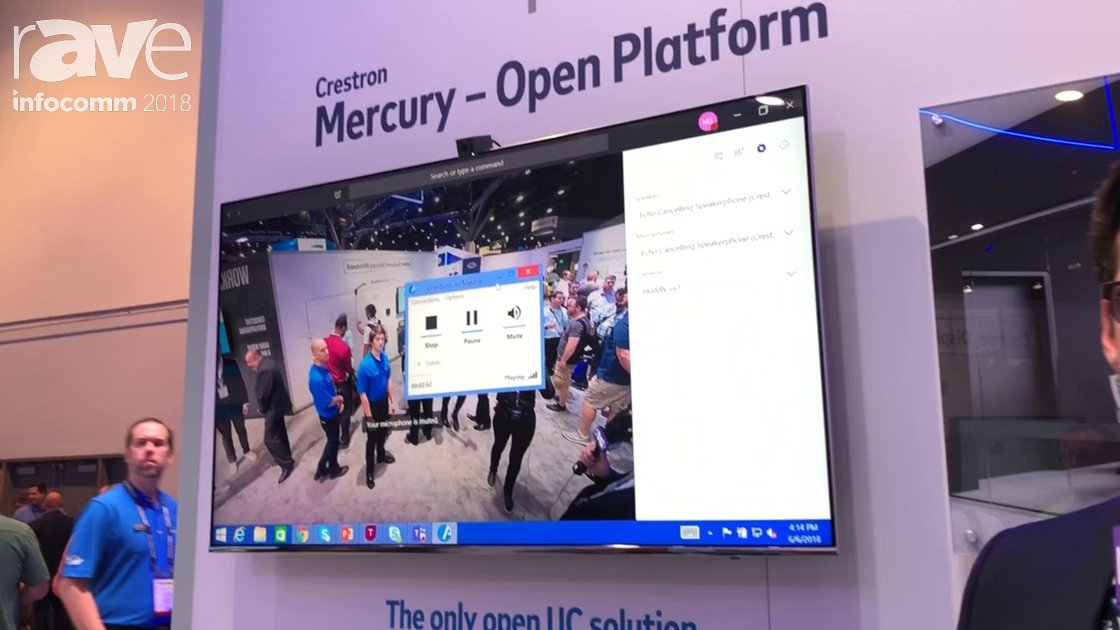 InfoComm 2018: Crestron Highlights Its Mercury Open Unified Collaboration Device