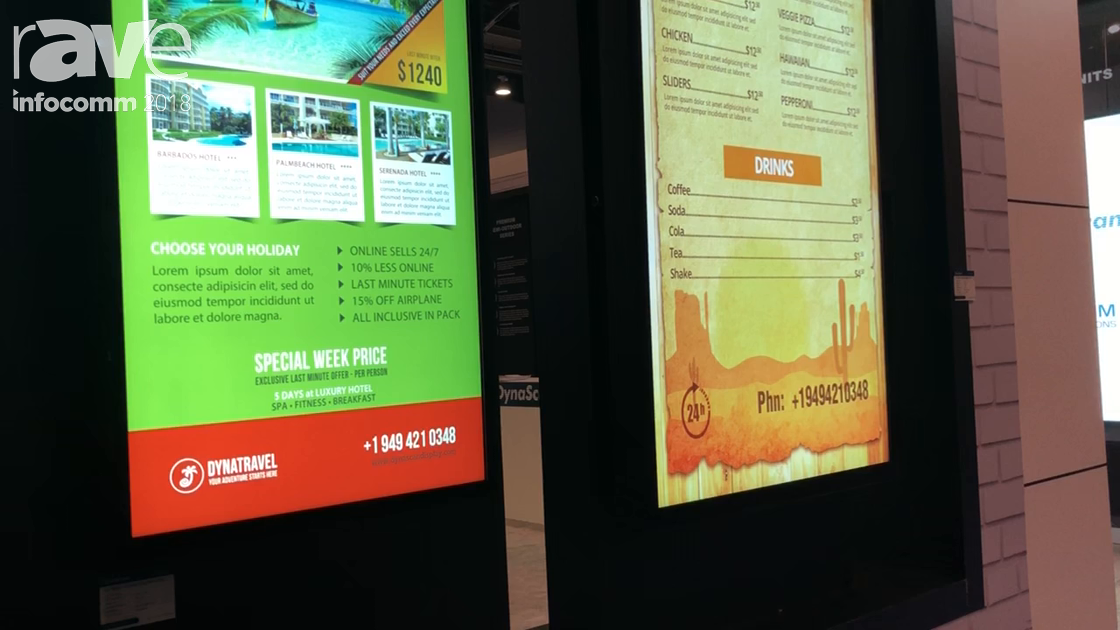 InfoComm 2018: DynaScan Showcases Its Series of 55″ Outdoor Displays With 4000 nits Brightness