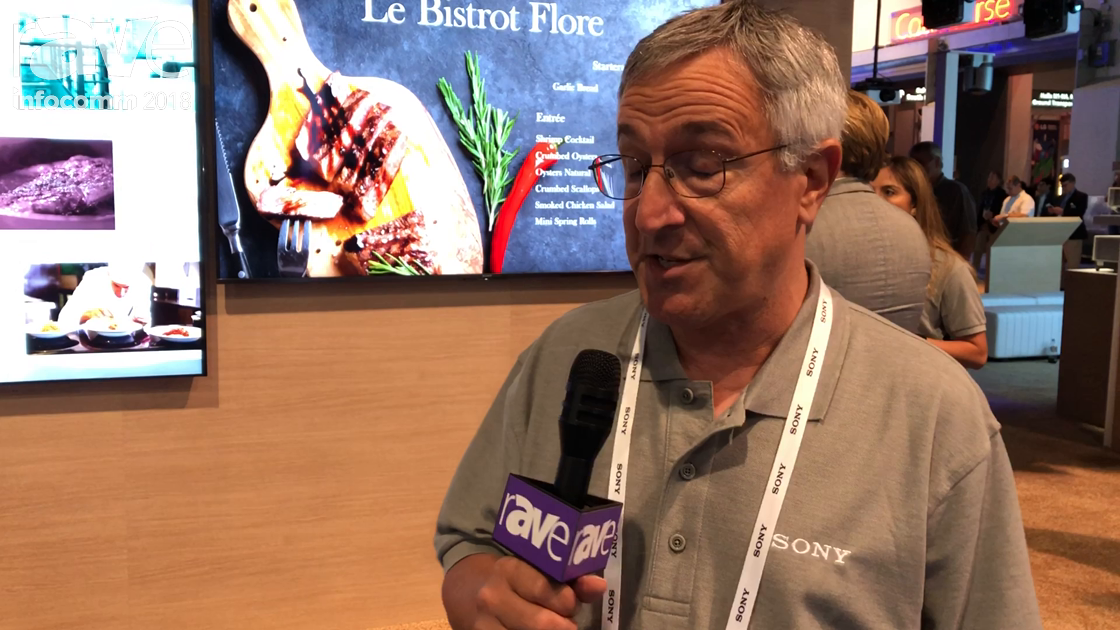 InfoComm 2018: Sony Electronics Shows Off Its Digital Signage Solutions