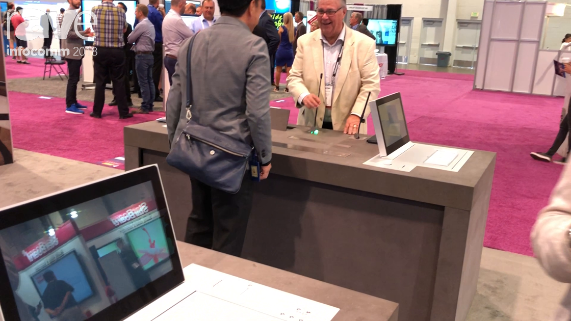InfoComm 2018: Arthur Holm Demos the Dynamic3 Three-Position In-Furniture Monitor