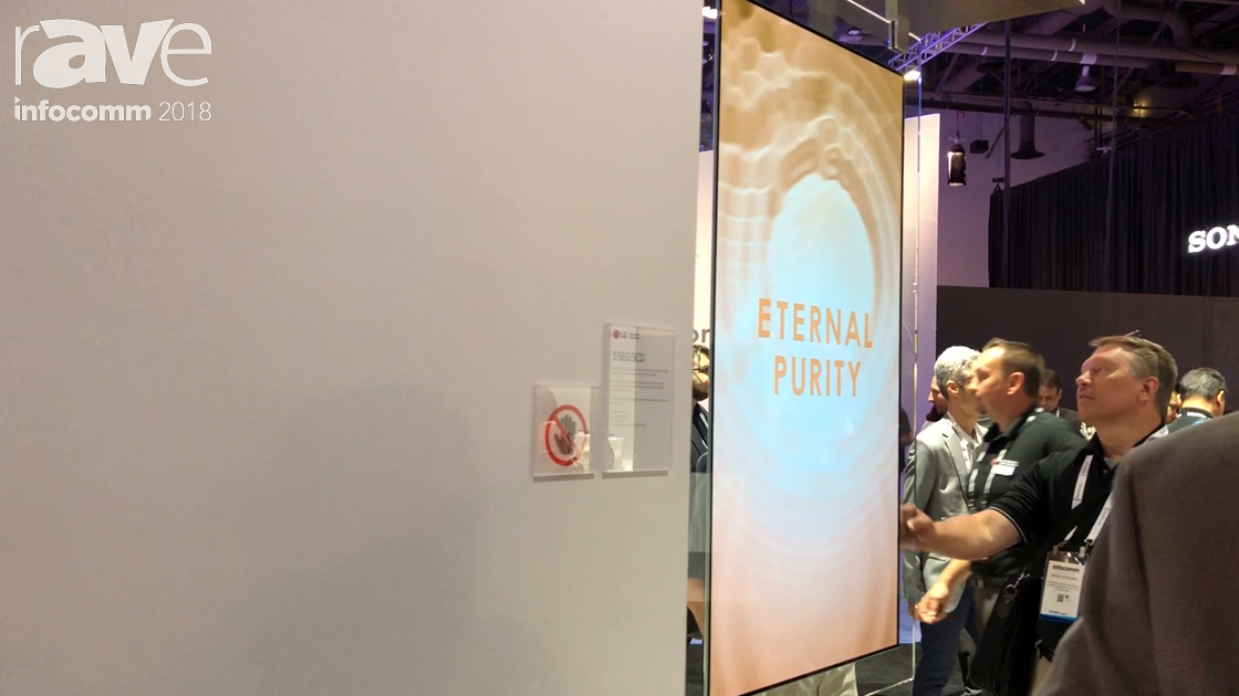 InfoComm 2018: LG Shows Off Its 65EV5C OLED 65-Inch Video Wall Panels