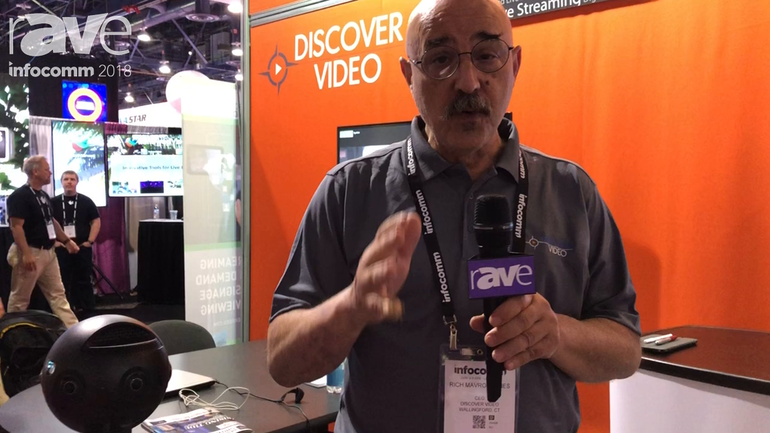 InfoComm 2018: Discover Video Presents 360 Camera With Live Streaming Functionality