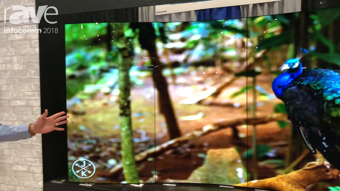 InfoComm 2018: GPO Display Talks About Curved OLED Video Wall