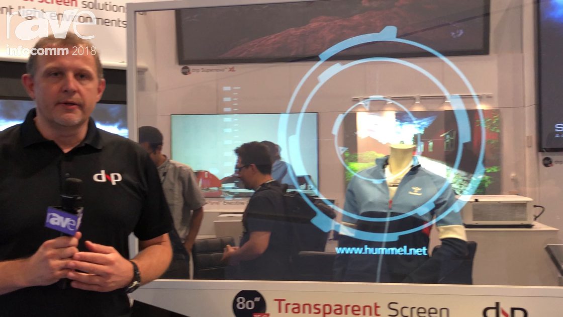 InfoComm 2018: dnp denmark Highlights 80″ Transparent Screen