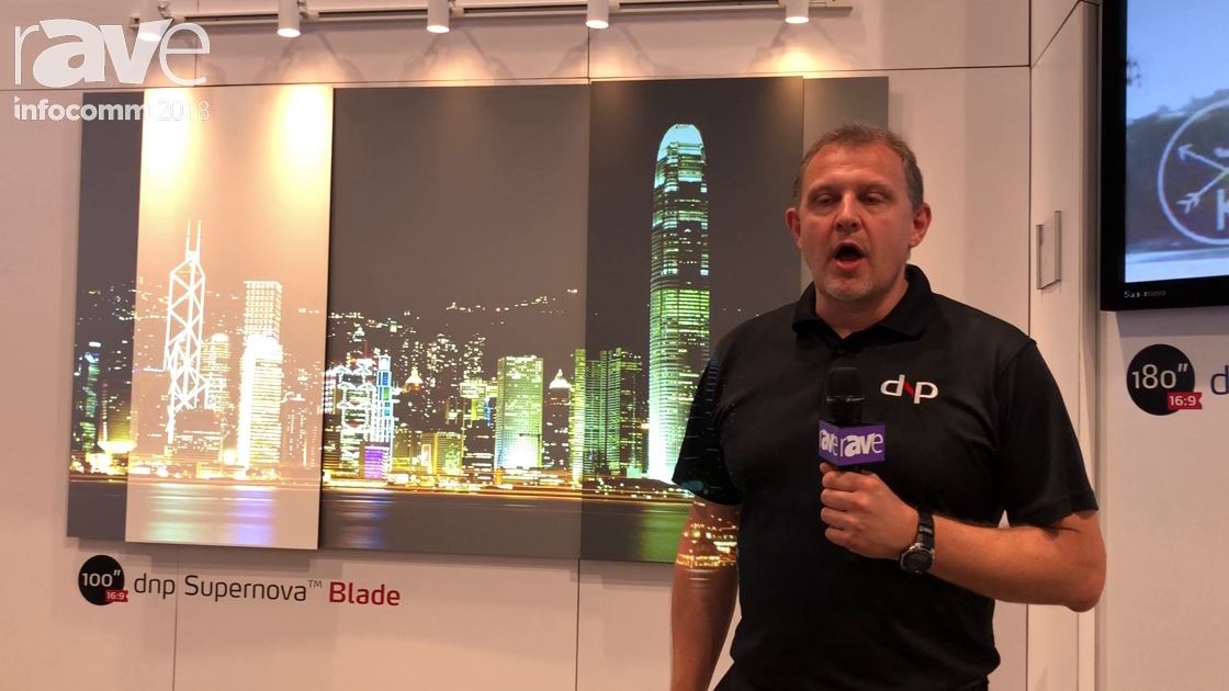 InfoComm 2018: dnp denmark Presents Supernova Blade Screen