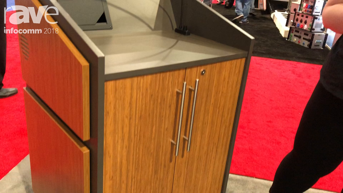 InfoComm 2018: Marshall Furniture Introduces ARCO Series Lectern