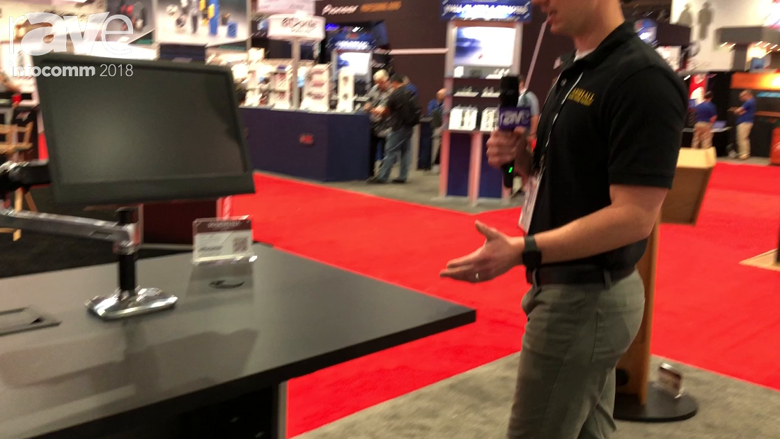 InfoComm 2018: Marshall Furniture Presents ELCO-72RL Desk