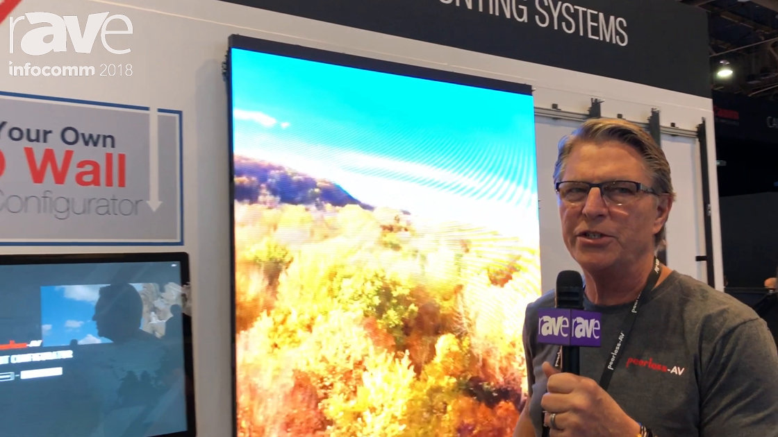 InfoComm 2018: Peerless-AV Exhibits Seamless LED Video Wall Integration