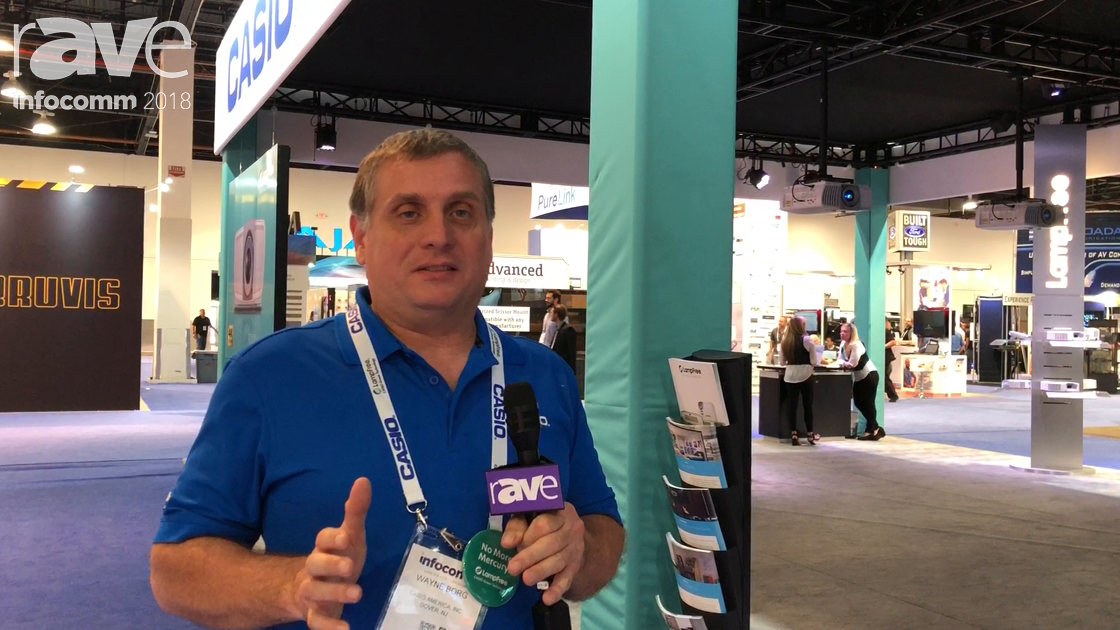 InfoComm 2018: Casio Shows Core Series XJ-V110W and Advanced Series XJ-F210WN LampFree Projection