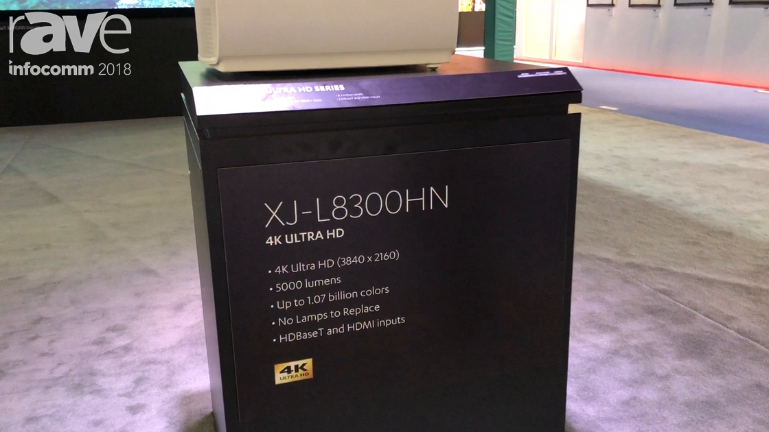 InfoComm 2018: Casio Showcases XJ-L8300HN 4K Ultra HD LampFree Projector