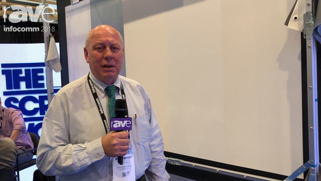 InfoComm 2018: Screenworks Showcases Easy Fold Portable Projection Screen