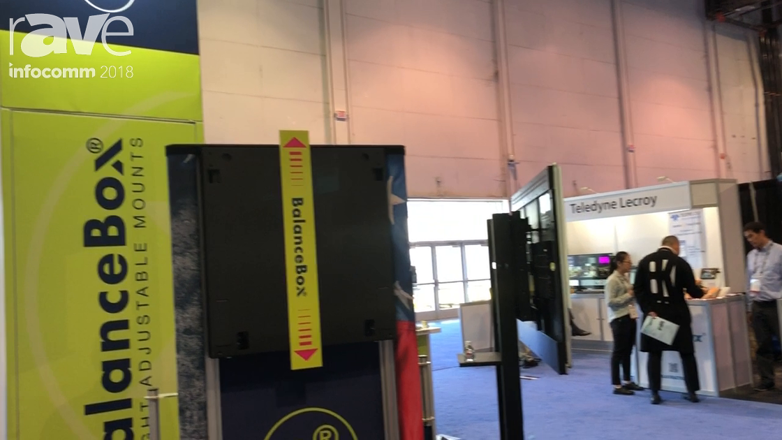 InfoComm 2018: BalanceBox Talks About X-Line Mobile Stand Mounting Solution