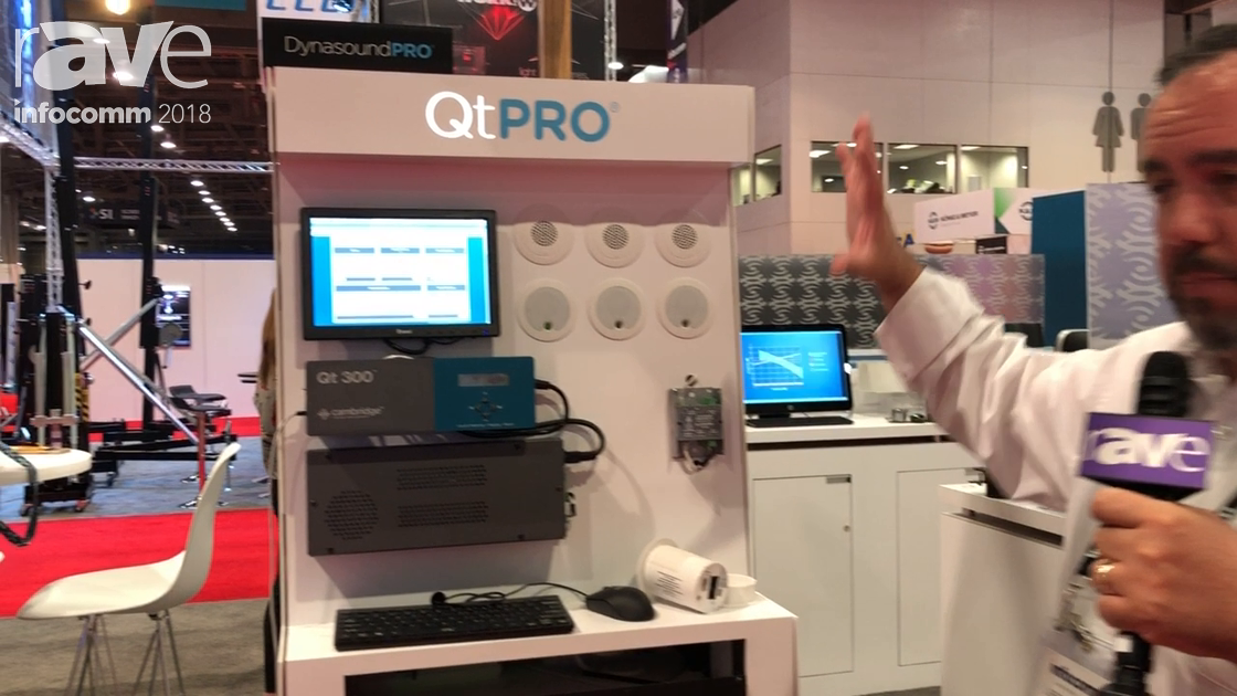 InfoComm 2018: Cambridge Sound Management Discusses QtPRO Sound Masking System