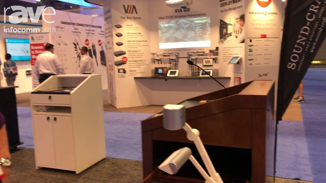 InfoComm 2018: Soundcraft Systems Debuts Presenter Series Multimedia Lectern