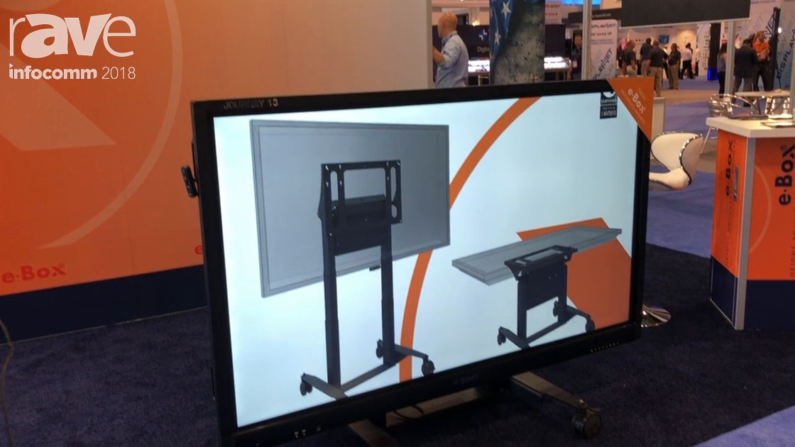 InfoComm 2018: e-Box Discusses Tilt & Table Height Adjustable Mount