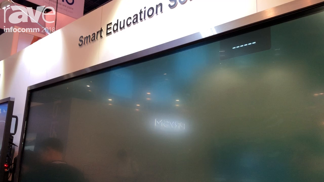 InfoComm 2018: CVTE Demos Its Interactive Flat Panel