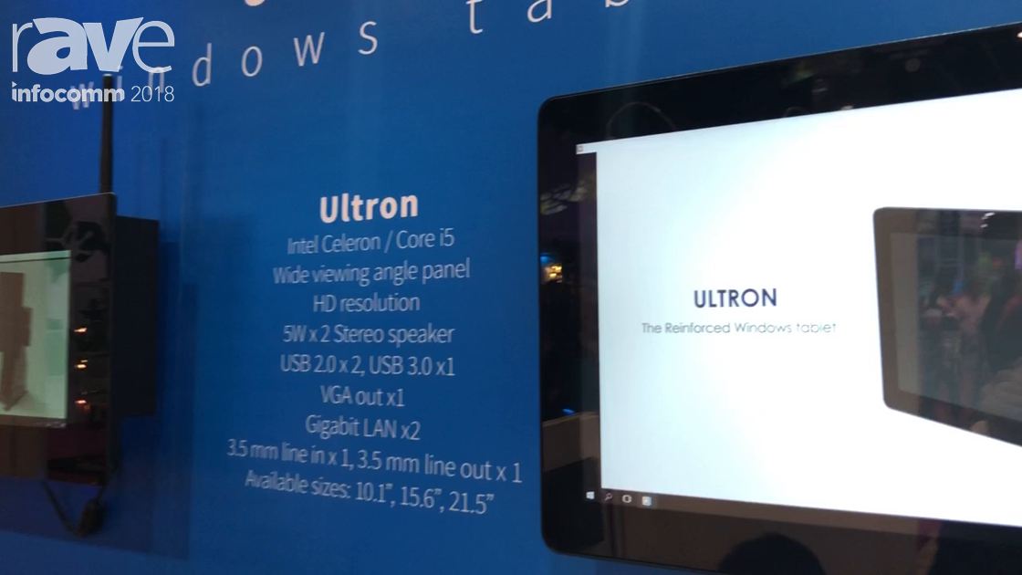 InfoComm 2018: Glory Star Group Showcases Ultron PCAP Kiosk Tablet
