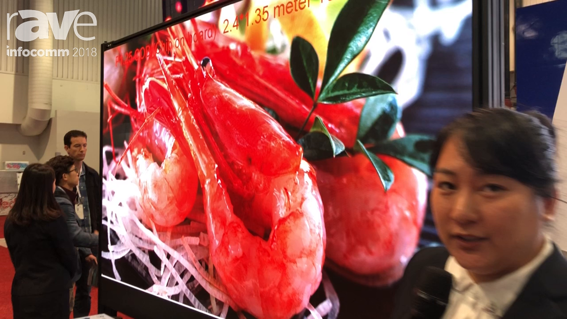 InfoComm 2018: Longrun LED Demos P1.25 COB LED Display