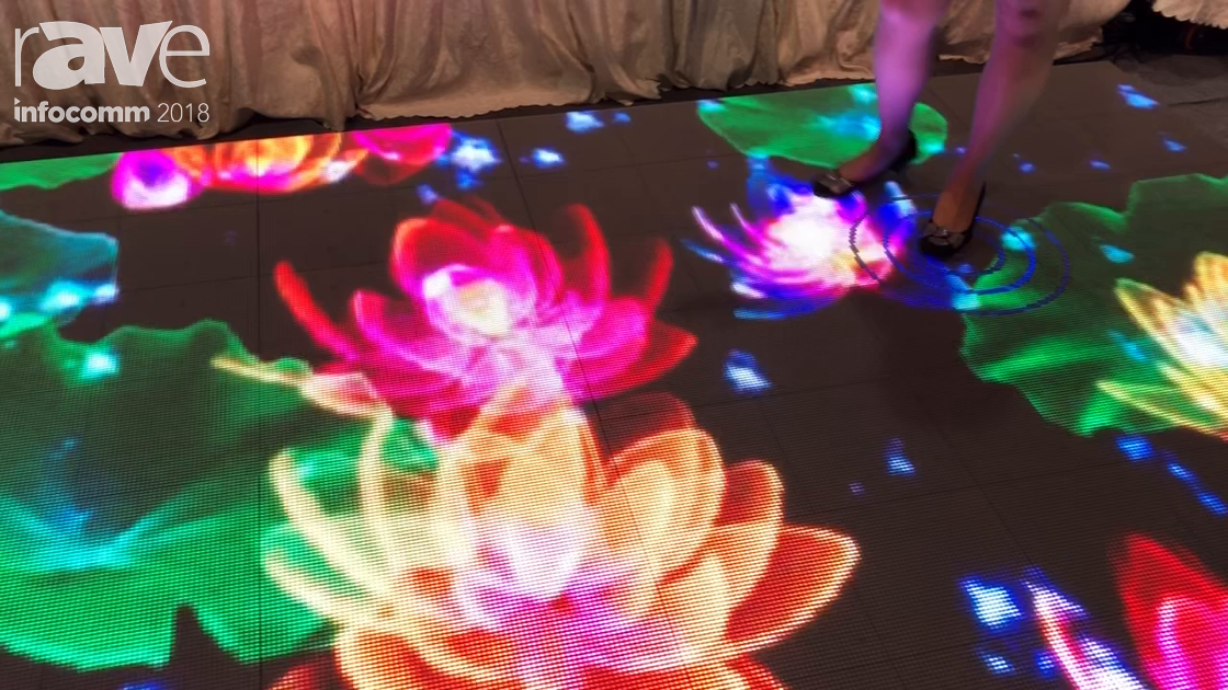 InfoComm 2018: LYAN Technology Shows Off Interactive LED Dance Floor for Entertainment