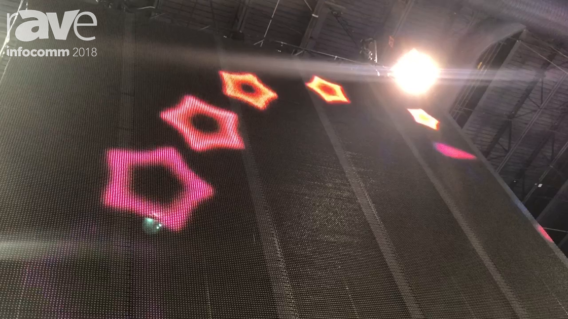 InfoComm 2018: Minvol Technology Talks Outdoor LED Transparent Net Lighting